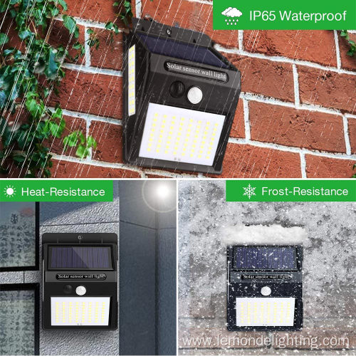 3 Mode 100 LED Waterproof PIR Solar Light